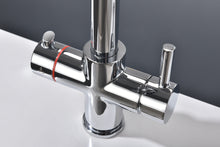 Load image into Gallery viewer, Pro 3 in 1 Instant Boiling Water Tap Brushed Nickel D Shape
