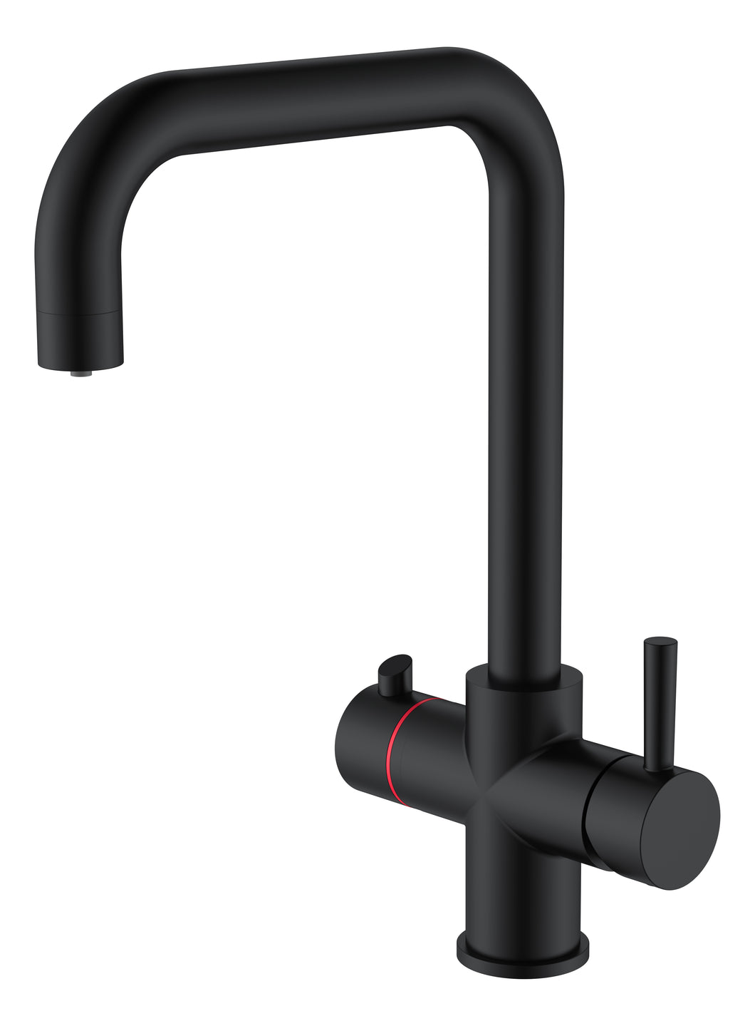 Pro 3 in 1 Instant Boiling Water Tap Black D Shape